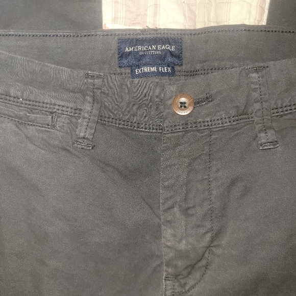 American Eagle Mens Brown Slim Fit Flex Pants Sz.29x30 - Picture 2 of 4